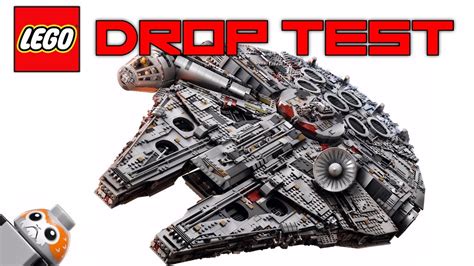 Lego millennium falcon drop test 